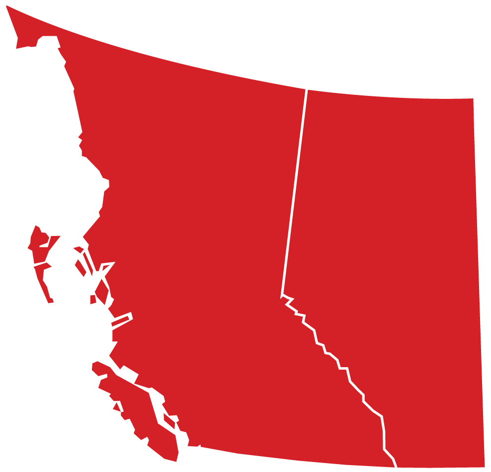 Western Canada Map