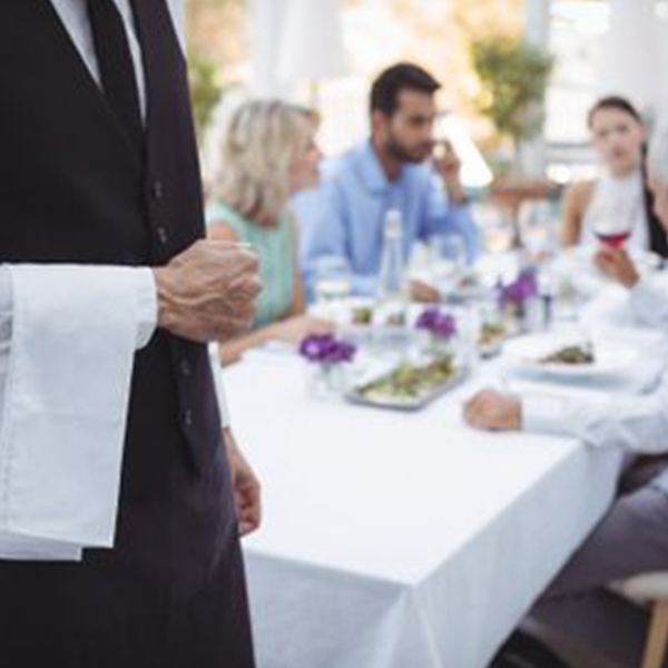 server in a restaurant